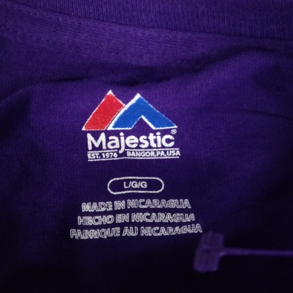 Majestic Superbowl L. I. I. New Tee Shirt Size L - Picture 5 of 8